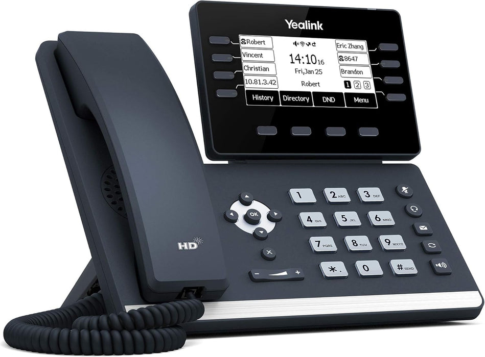 Yealink T53W SIP Desktop Phone Well Suited For Common Workspaces