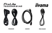 iiyama ProLite T6529AS-B1AG 65" 4K Ultra HD All-in-One PCAP Interactive Display Interactive Touchscreen Display iiyama