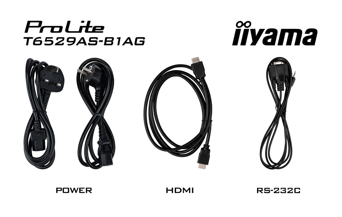 iiyama ProLite T6529AS-B1AG 65" 4K Ultra HD All-in-One PCAP Interactive Display iiyama Interactive Touchscreen Display iiyama