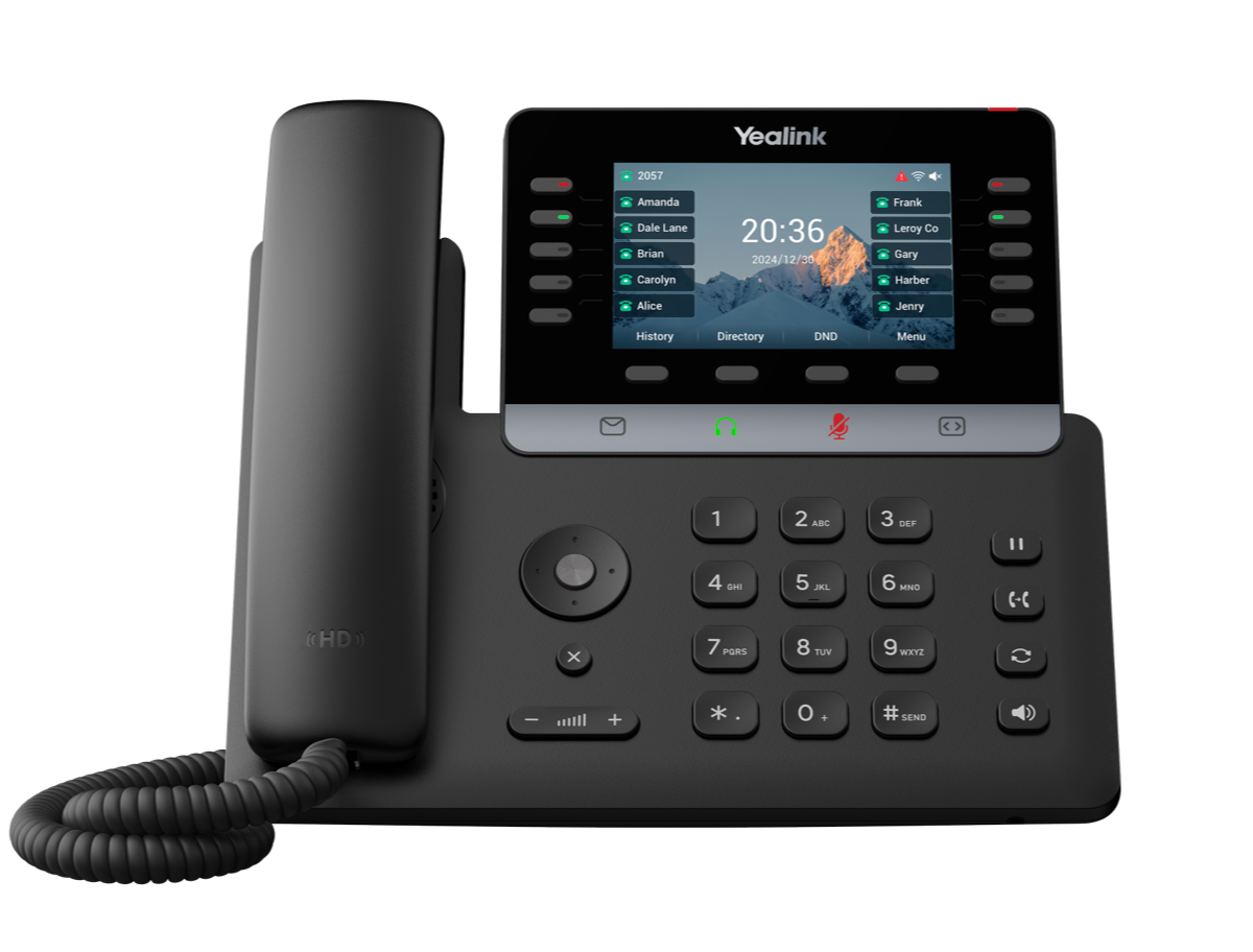 Yealink T74U SIP Phone – Smart Design, Clear Audio, Triple-Layer Security IP Phone Yealink
