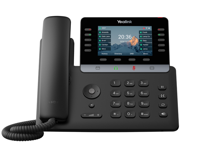 Yealink T74U SIP Phone – Smart Design, Clear Audio, Triple-Layer Security IP Phone Yealink