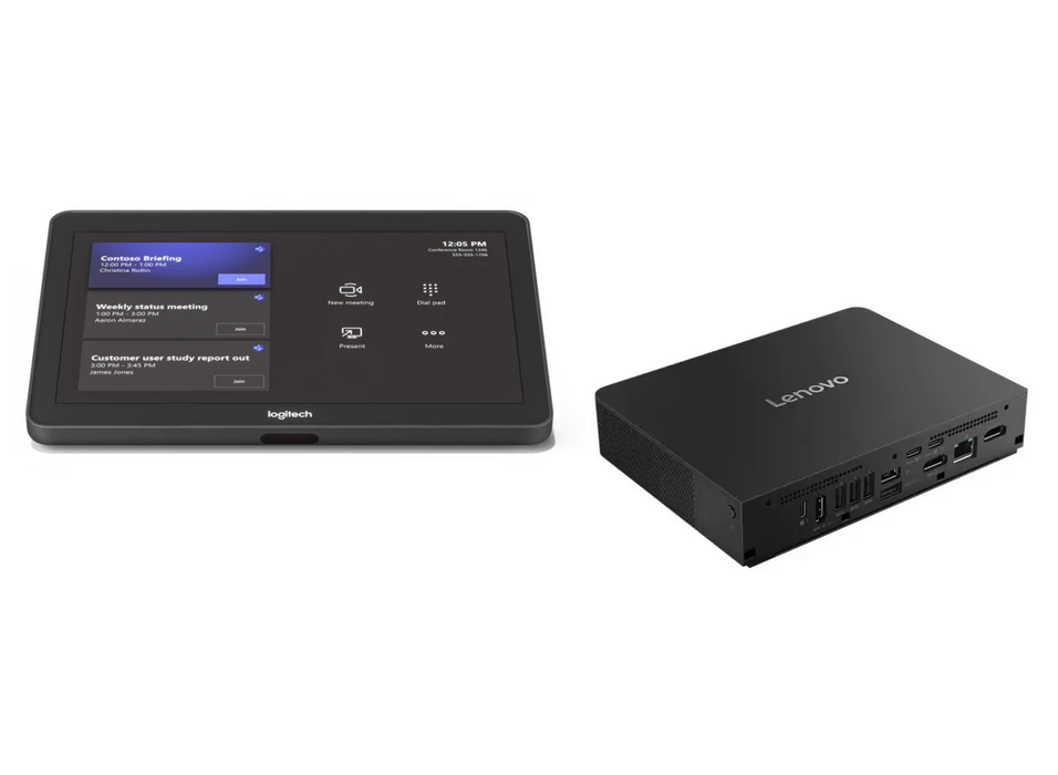 Logitech Tap with Lenovo ThinkSmart Core Gen 2 Base Bundle for Microsoft Teams Rooms Meeting Room Equipment Logitech