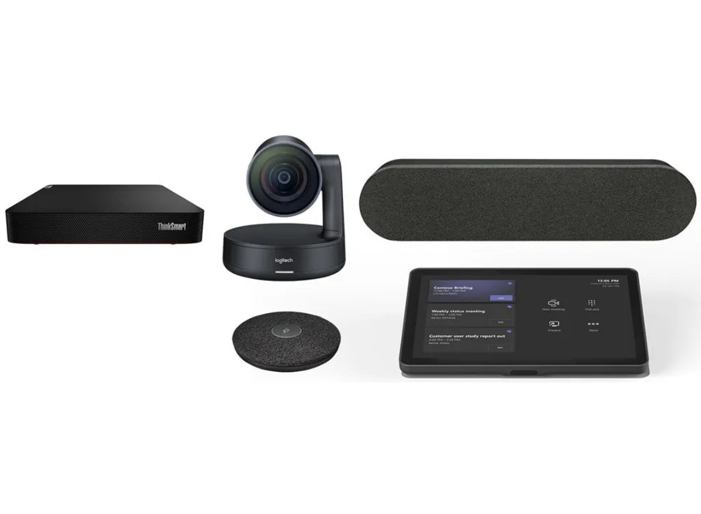 Logitech Room Solution Lenovo For Medium Microsoft Teams | TAPRALMSTLNV2 Video Conferencing System Logitech