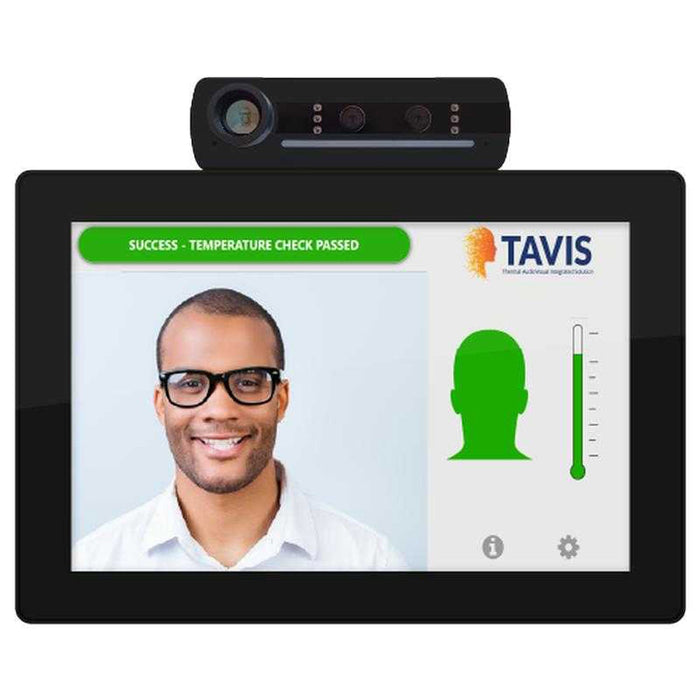 Aurora TAV-10-B 10.1" Next-Gen Infrared Temperature Sensing Tablet, Black Touch Control Panel Aurora