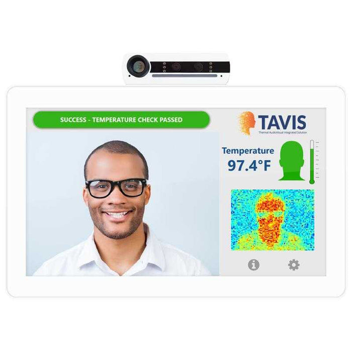 Aurora TAV-15-W 15.6" Next-Gen Infrared Temperature Sensing Tablet, White Touch Control Panel Aurora