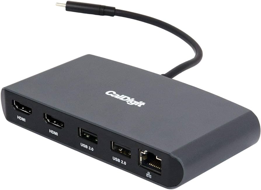 CalDigit Thunderbolt 3 Mini Dock Wired | TB3-MINIDOCK-HM