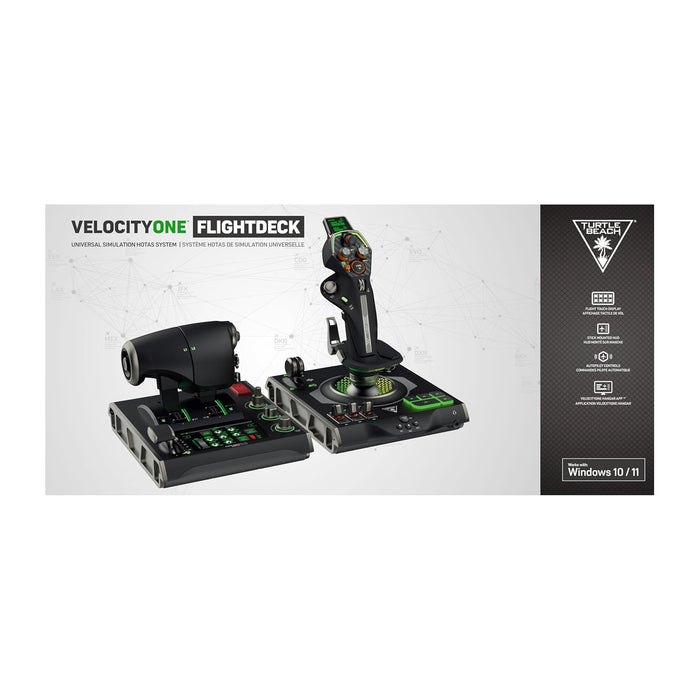 Turtle Beach VelocityOne Flightdeck Premium HOTAS Flight System | TBS-0724-05 Flight Peripheral Turtle Beach