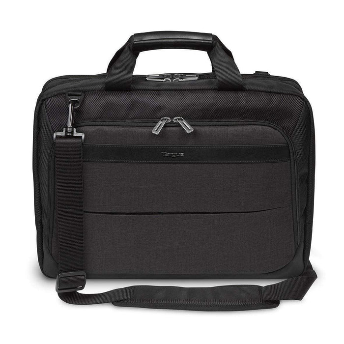Targus CitySmart 14,15,15.6" High Capacity Topload Laptop Case - Black/Grey | TBT915EU Notebook Case Targus