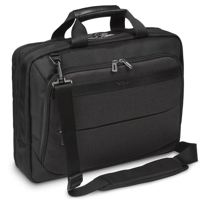 Targus CitySmart 14,15,15.6" High Capacity Topload Laptop Case - Black/Grey | TBT915EU Notebook Case Targus