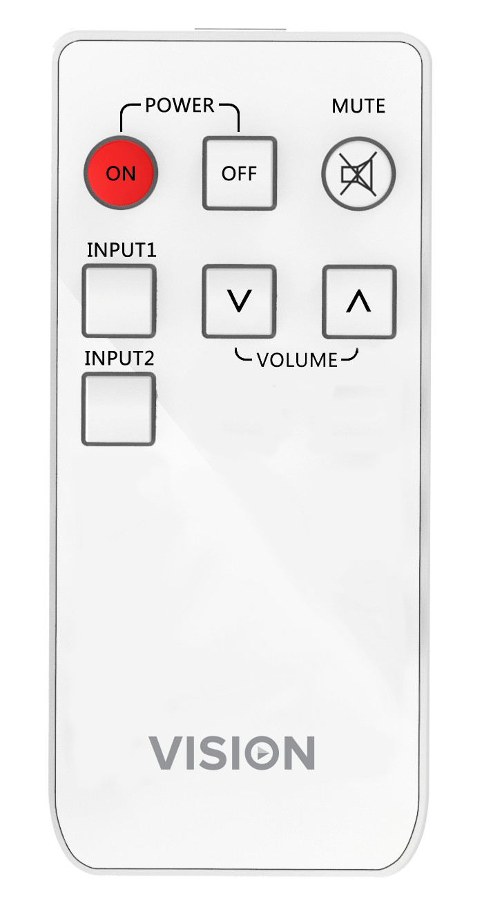 Vision TC3-AMP 50w Amplifier | IR Remote Control Included Audio Amplifier Vision