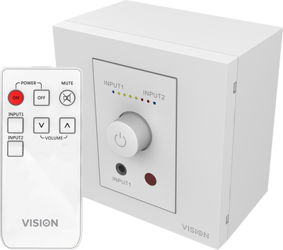 Vision TC3-AMP 50w Amplifier | IR Remote Control Included Vision Amplifier Vision