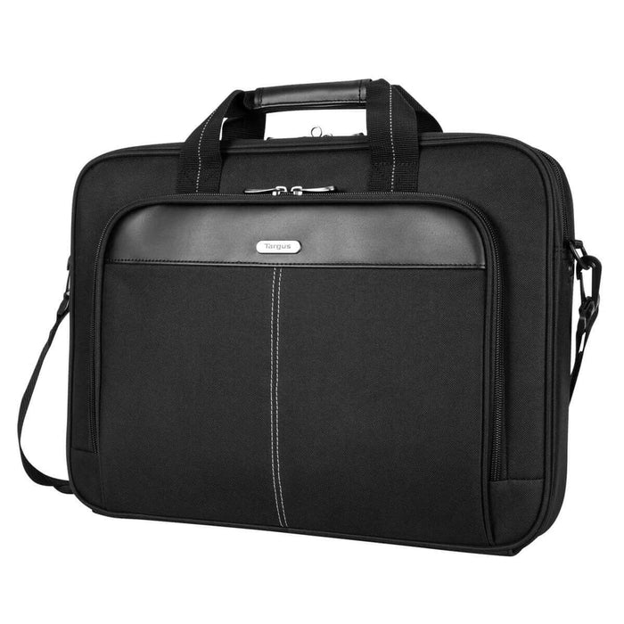 Targus 15.6" Classic Slim Briefcase - Black | TCT027GL Notebook Case Targus