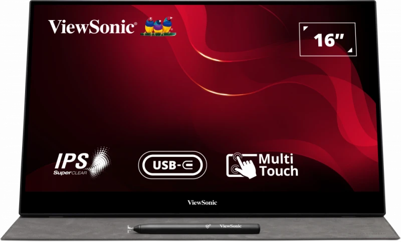 ViewSonic TD1655 16" Touch Screen Portable Monitor Portable Monitor ViewSonic