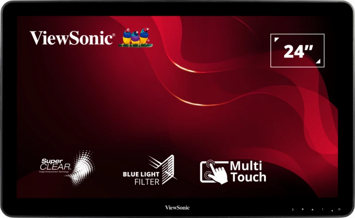 ViewSonic TD2430 24" 10-point Touch Screen Monitor Touchscreen Monitor ViewSonic