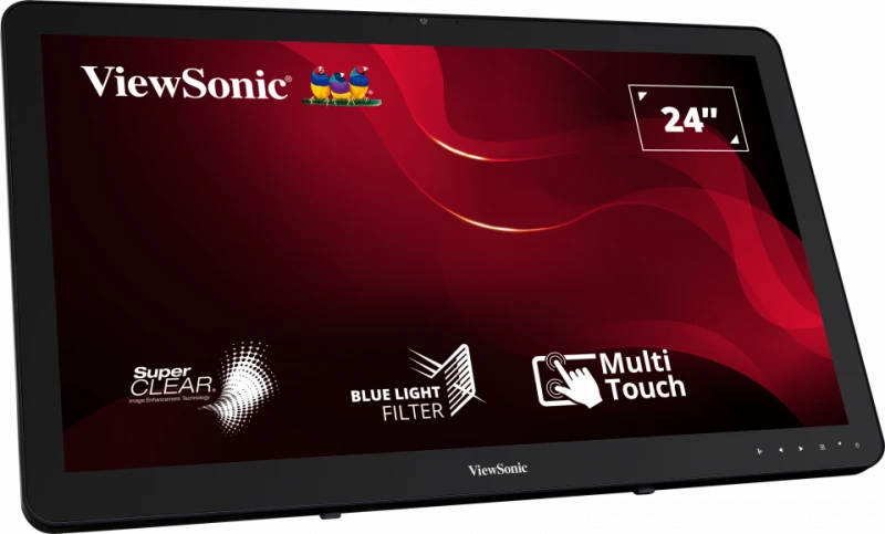 ViewSonic TD2430 24" 10-point Touch Screen Monitor Touchscreen Monitor ViewSonic