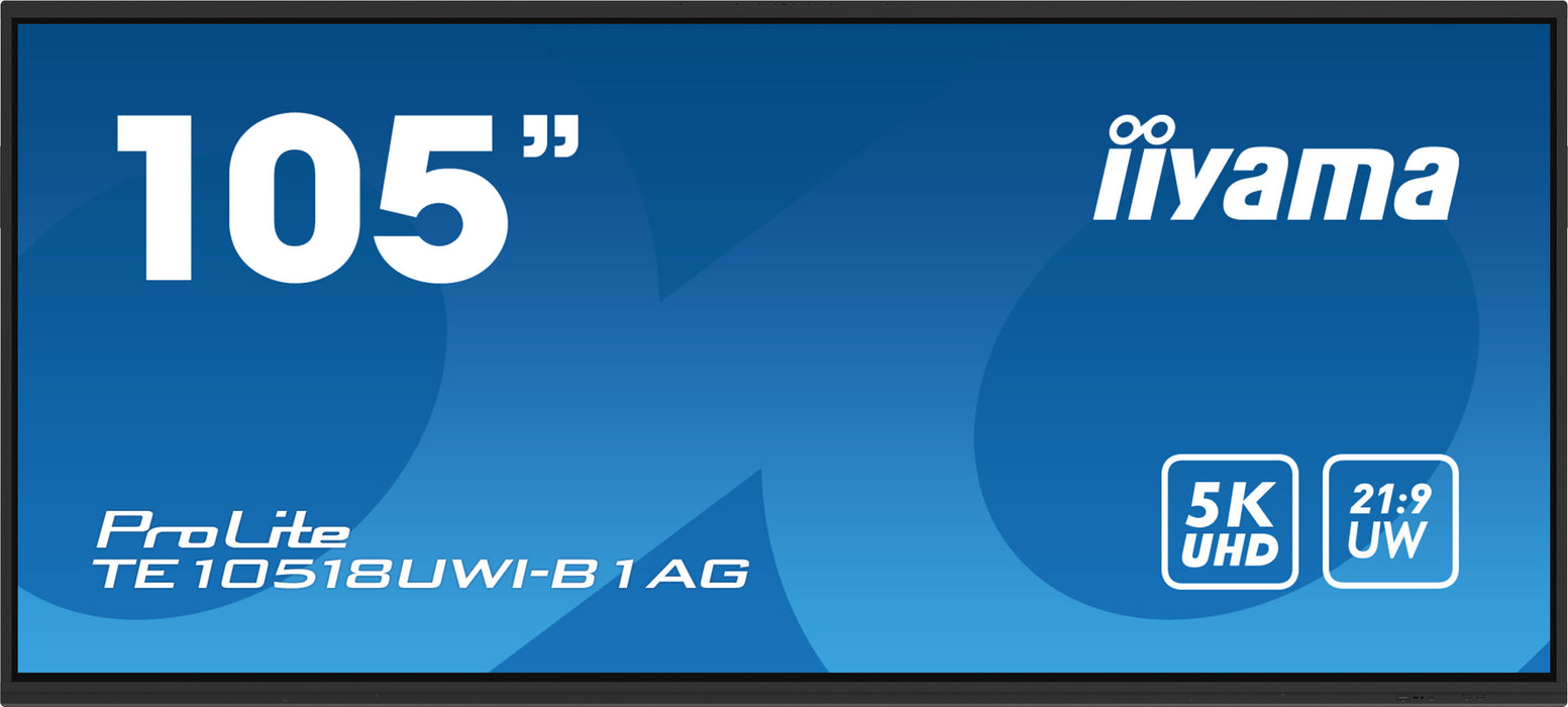 iiyama ProLite TE10518UWI-B1AG 105" Ultra-wide Interactive 5K UHD Display