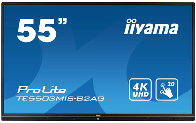 iiyama ProLite TE5503MIS-B2AG 55" 4K UHD LCD Interactive Touchscreen Display iiyama Interactive Touchscreen Display iiyama