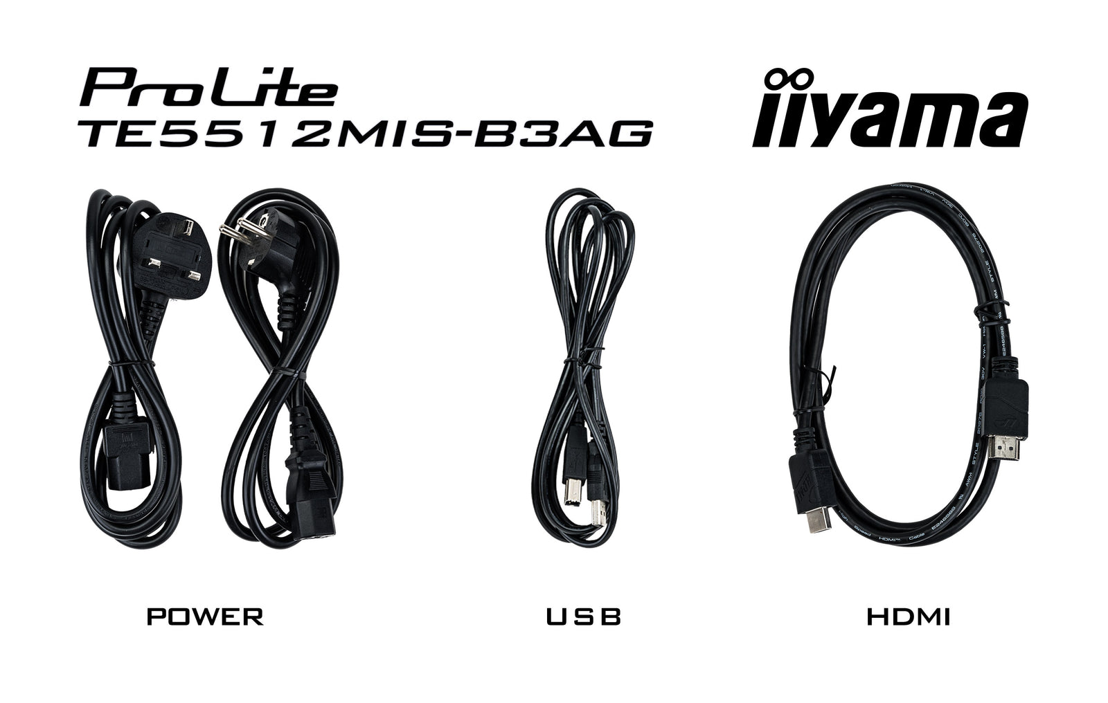iiyama ProLite TE5512MIS-B3AG 55" 4K UHD Interactive Display Interactive Touchscreen Display iiyama