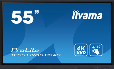 iiyama ProLite TE5512MIS-B3AG 55" 4K UHD Interactive Display iiyama Interactive Touchscreen Display iiyama