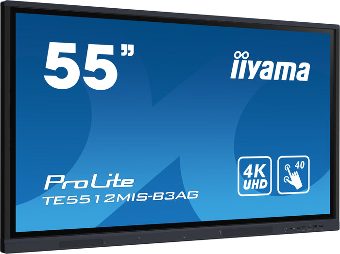 iiyama ProLite TE5512MIS-B3AG 55" 4K UHD Interactive Display Interactive Touchscreen Display iiyama