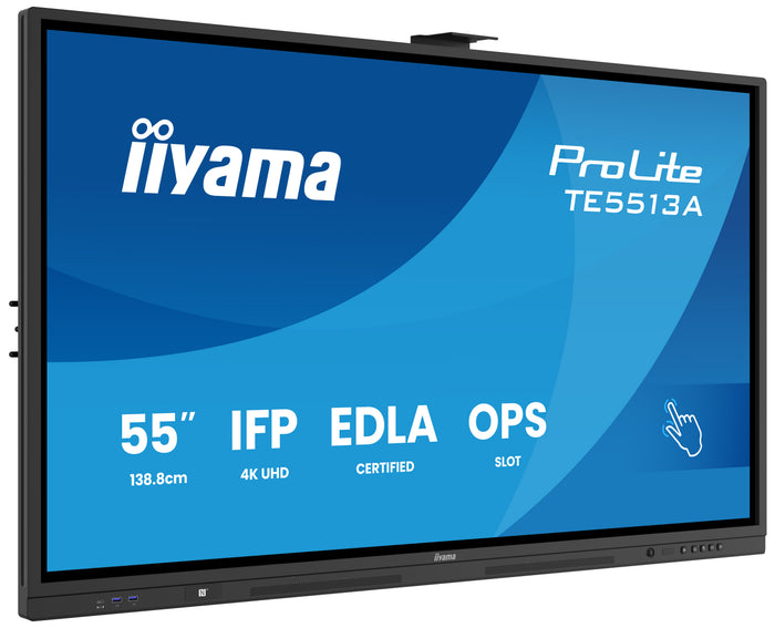 iiyama ProLite TE5513A-B1AG 55" 4K Ultra HD Google EDLA Certified Interactive Display Interactive Touchscreen Display iiyama