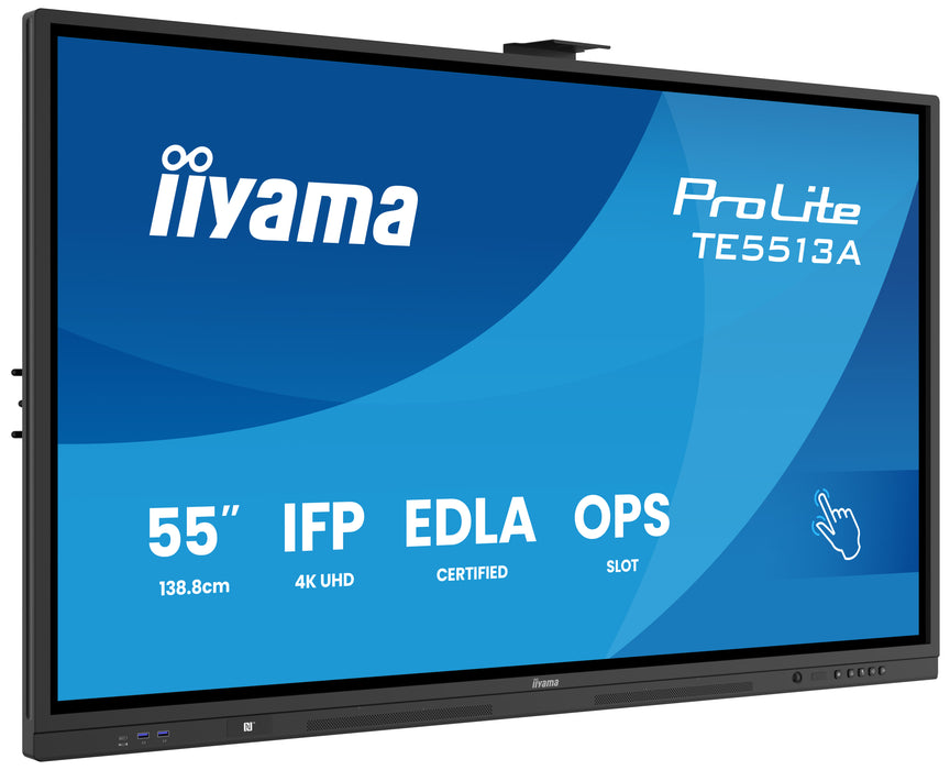 iiyama ProLite TE5513A-B2AG 55" 4K UHD Google EDLA Certified IFP Interactive Display