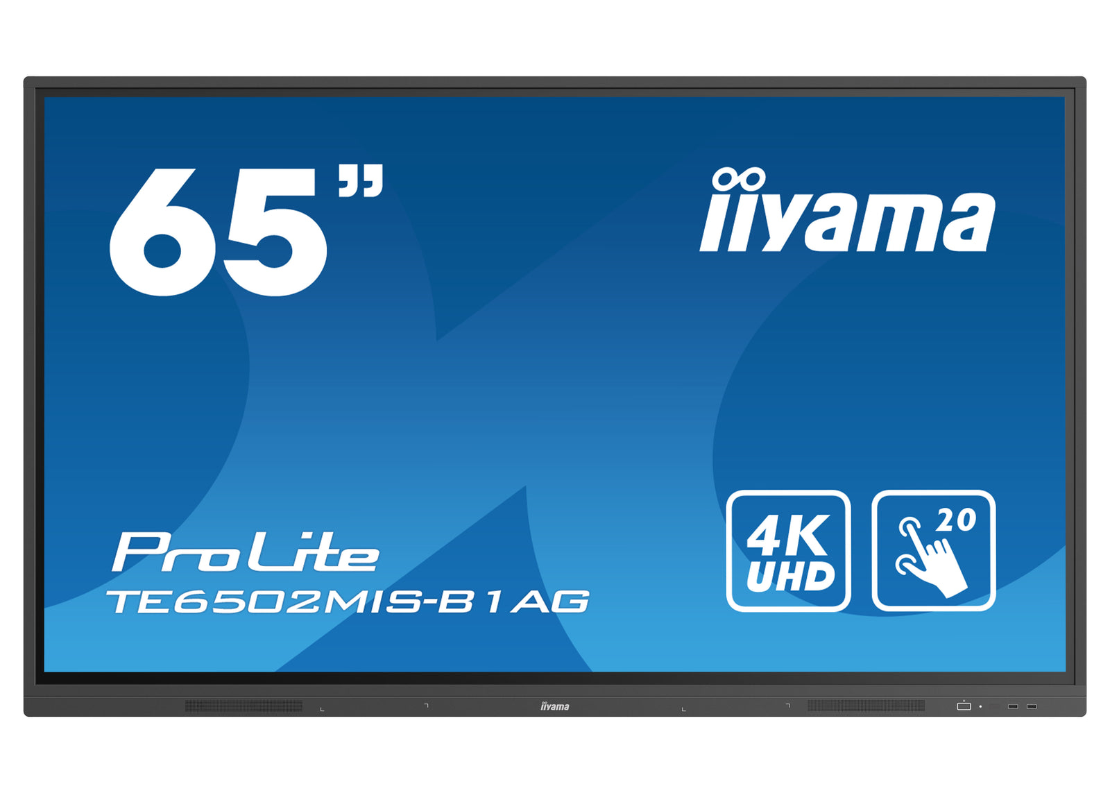 iiyama ProLite TE6502MIS-B1AG 65" 4K UHD LCD Interactive Touch Screen Display Interactive Touchscreen Display iiyama