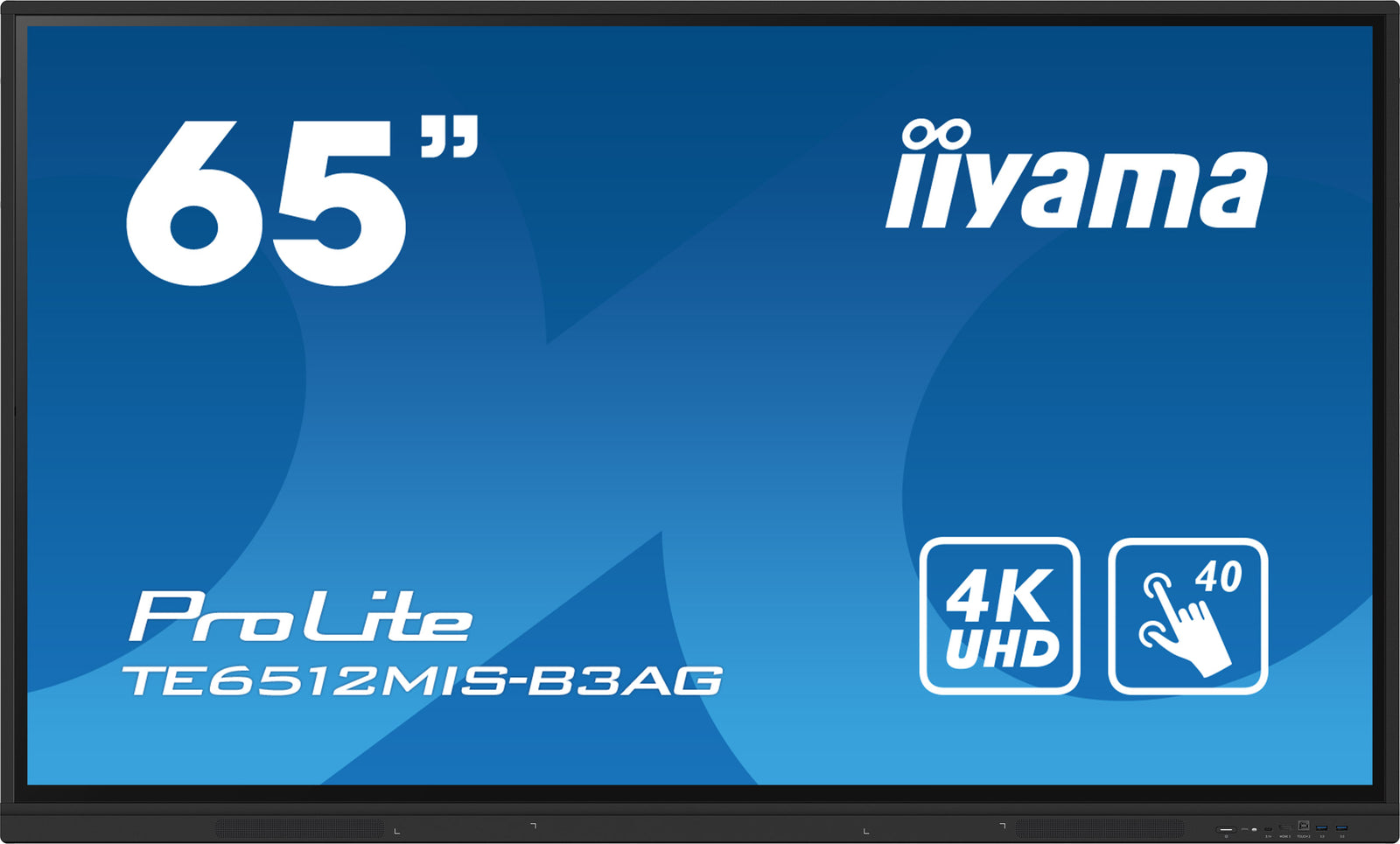 iiyama ProLite TE6512MIS-B3AG 65" 4K Ultra HD Interactive Touchscreen Display Interactive Touchscreen Display iiyama