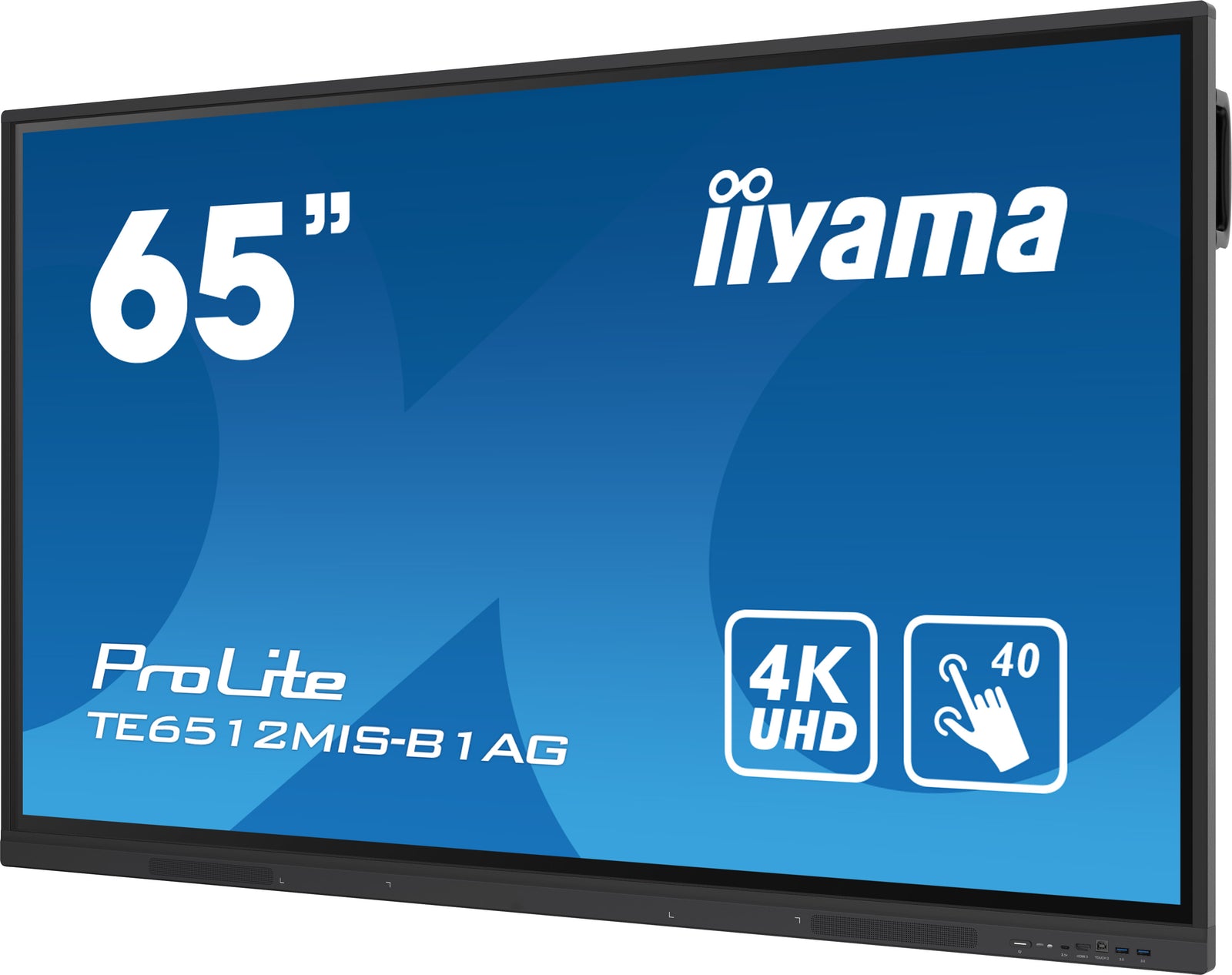 iiyama ProLite TE6512MIS-B3AG 65" 4K Ultra HD Interactive Touchscreen Display Interactive Touchscreen Display iiyama