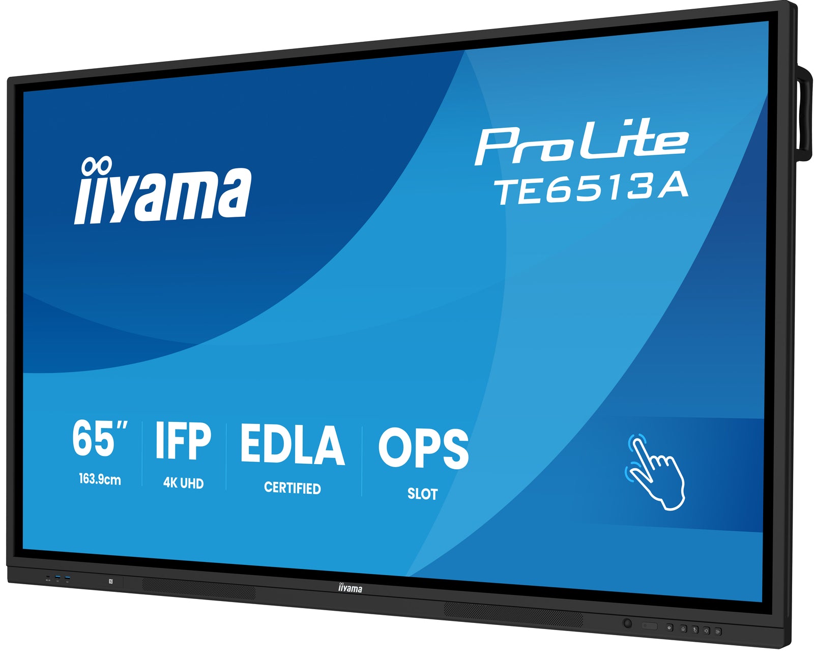 iiyama ProLite TE6513A-B3AG 65" 4K UHD Google EDLA Certified Interactive Display Interactive Touchscreen Display iiyama