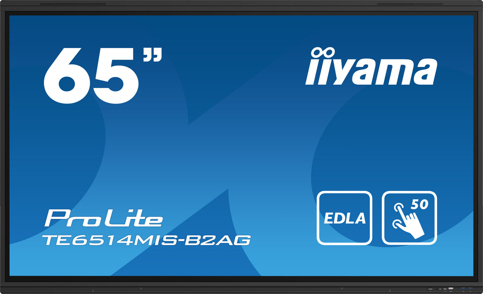 iiyama ProLite TE6514MIS-B2AG 65" Google EDLA Certified 4K UHD Interactive Display Interactive Touchscreen Display iiyama