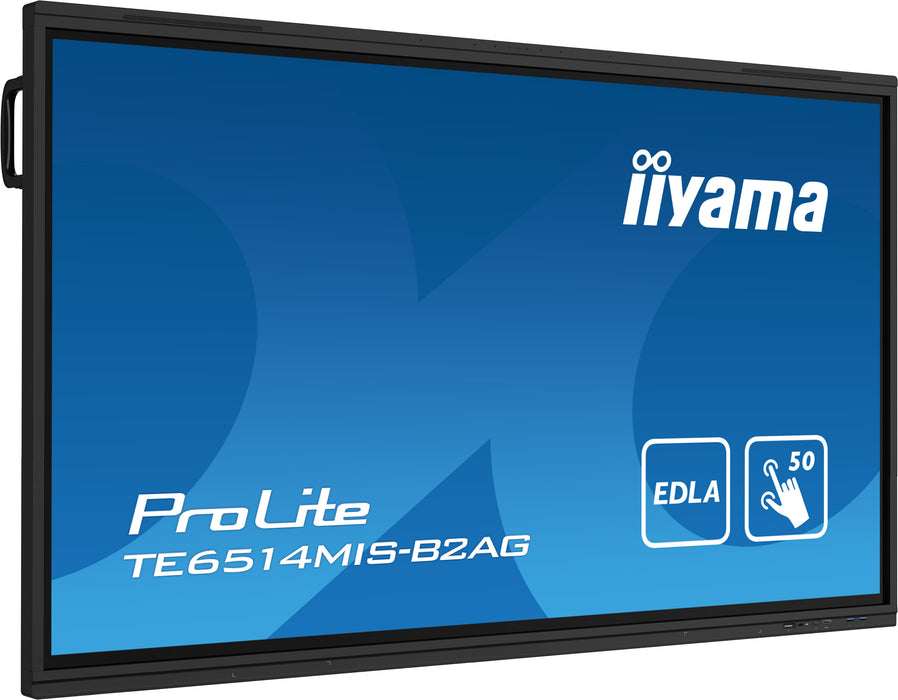 iiyama ProLite TE6514MIS-B2AG 65" Google EDLA Certified 4K UHD Interactive Display