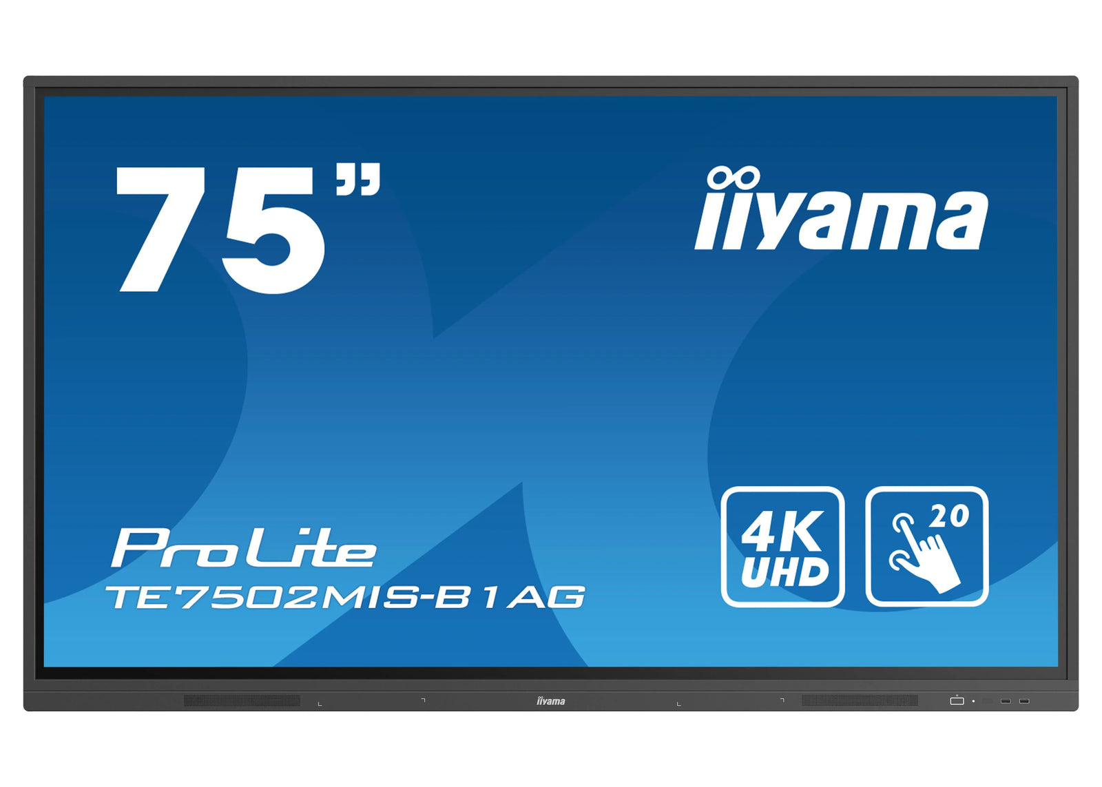 iiyama ProLite TE7502MIS-B1AG 75" 4K UHD LCD Interactive Touch Screen Display Interactive Touchscreen Display iiyama