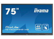 iiyama ProLite TE7502MIS-B1AG 75" 4K UHD LCD Interactive Touch Screen Display Interactive Touchscreen Display iiyama