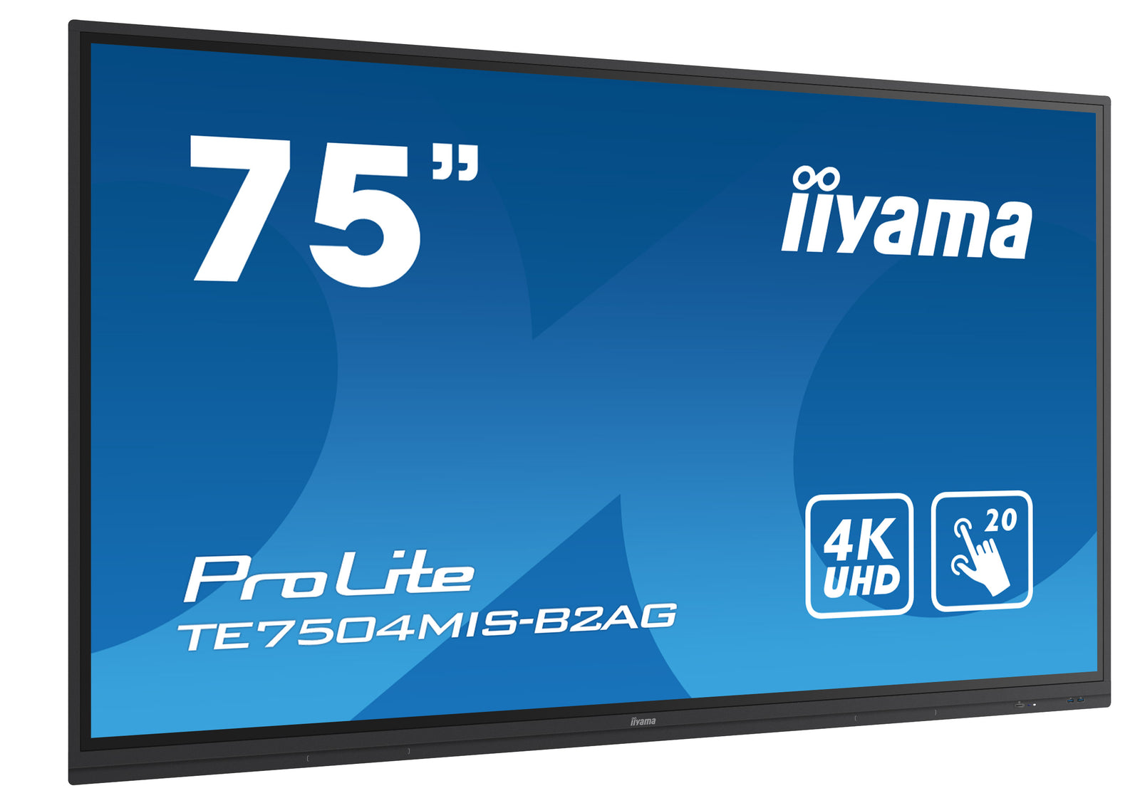 iiyama ProLite TE7504MIS-B2AG 75" 4K UHD LCD Interactive Touchscreen Display Interactive Touchscreen Display iiyama