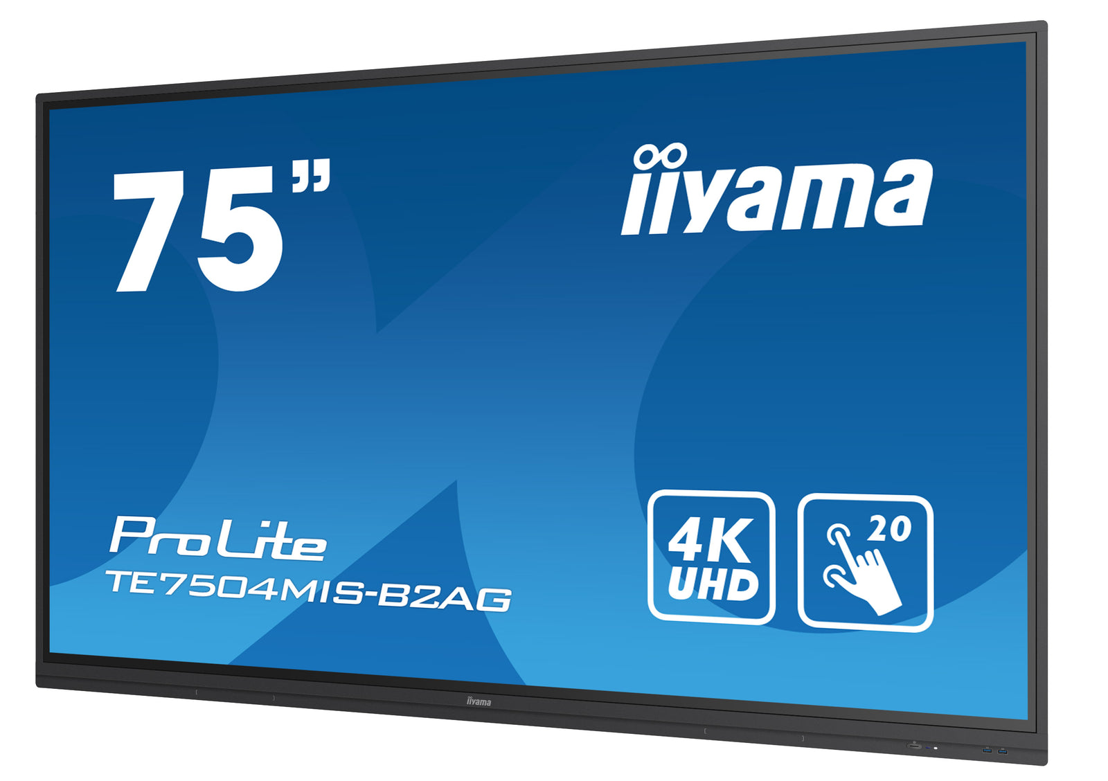 iiyama ProLite TE7504MIS-B2AG 75" 4K UHD LCD Interactive Touchscreen Display Interactive Touchscreen Display iiyama