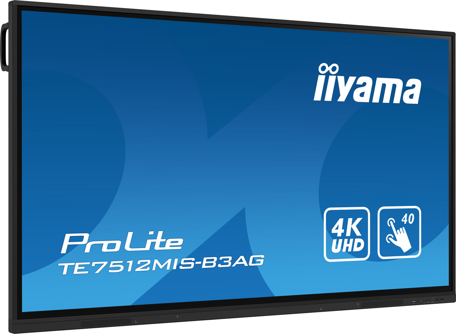 iiyama ProLite TE7512MIS-B3AG 75" 4K Ultra HD Interactive Touchscreen Display Interactive Touchscreen Display iiyama