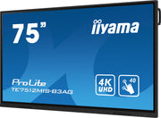 iiyama ProLite TE7512MIS-B3AG 75" 4K Ultra HD Interactive Touchscreen Display Interactive Touchscreen Display iiyama