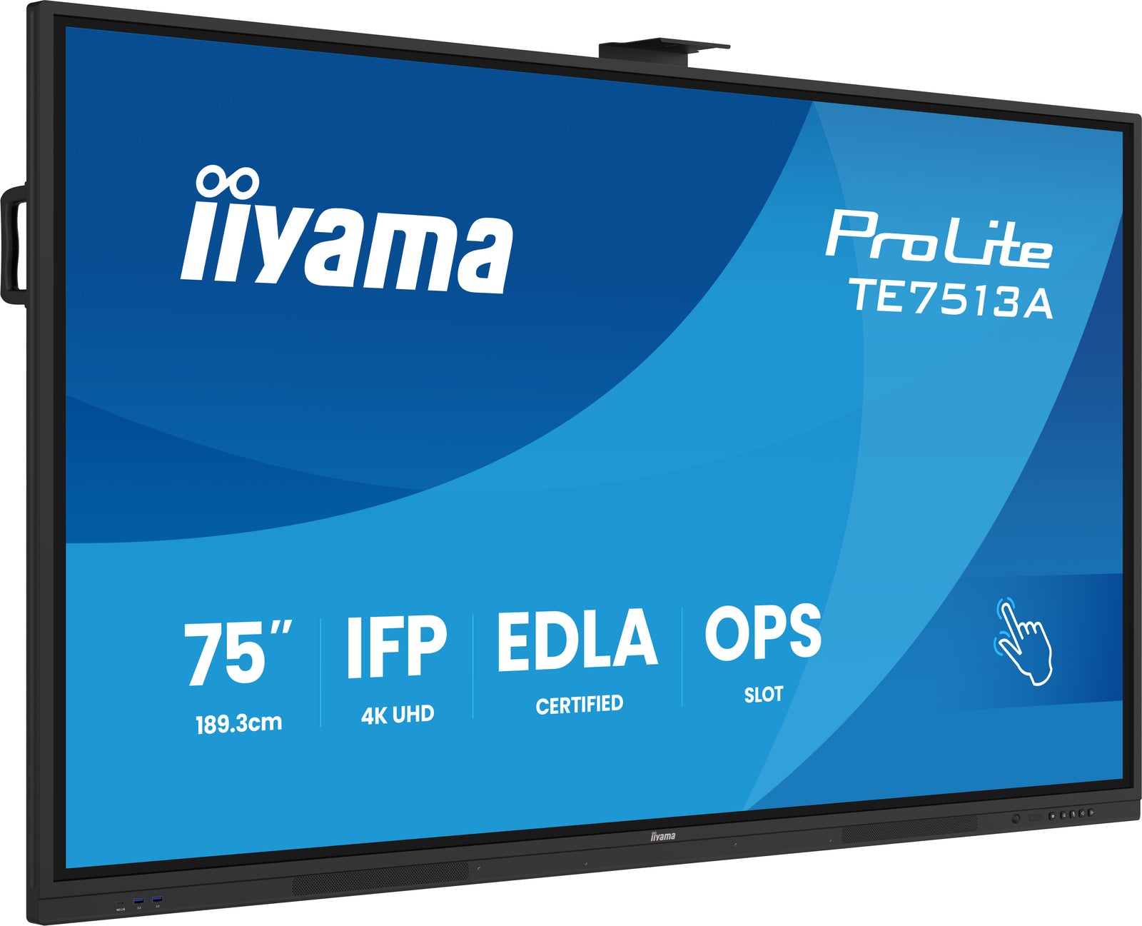iiyama ProLite TE7513A-B1AG 75" 4K Ultra HD Google EDLA Certified Interactive Display Interactive Touchscreen Display iiyama