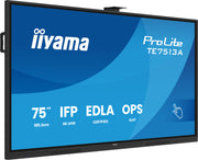 iiyama ProLite TE7513A-B3AG 75" 4K UHD Google EDLA Certified Interactive Display Interactive Touchscreen Display iiyama