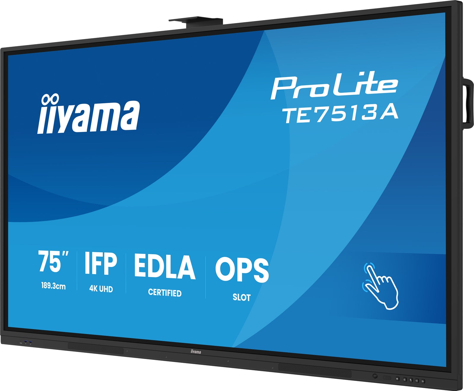 iiyama ProLite TE7513A-B1AG 75" 4K Ultra HD Google EDLA Certified Interactive Display Interactive Touchscreen Display iiyama
