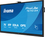 iiyama ProLite TE7513A-B2AG 75" 4K Ultra HD Google EDLA Certified Interactive Display Interactive Touchscreen Display iiyama