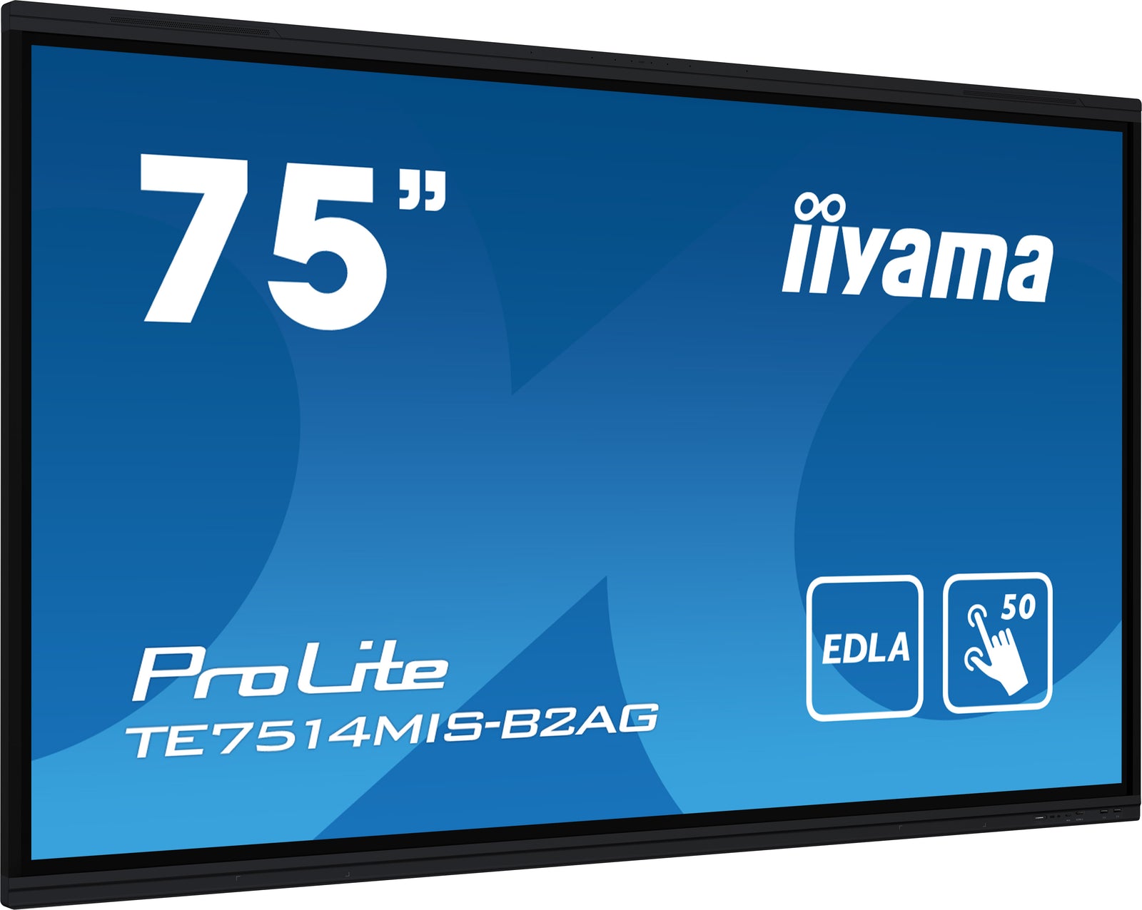 iiyama ProLite TE7514MIS-B2AG 75" Google EDLA Certified 4K UHD Interactive Display Interactive Touchscreen Display iiyama