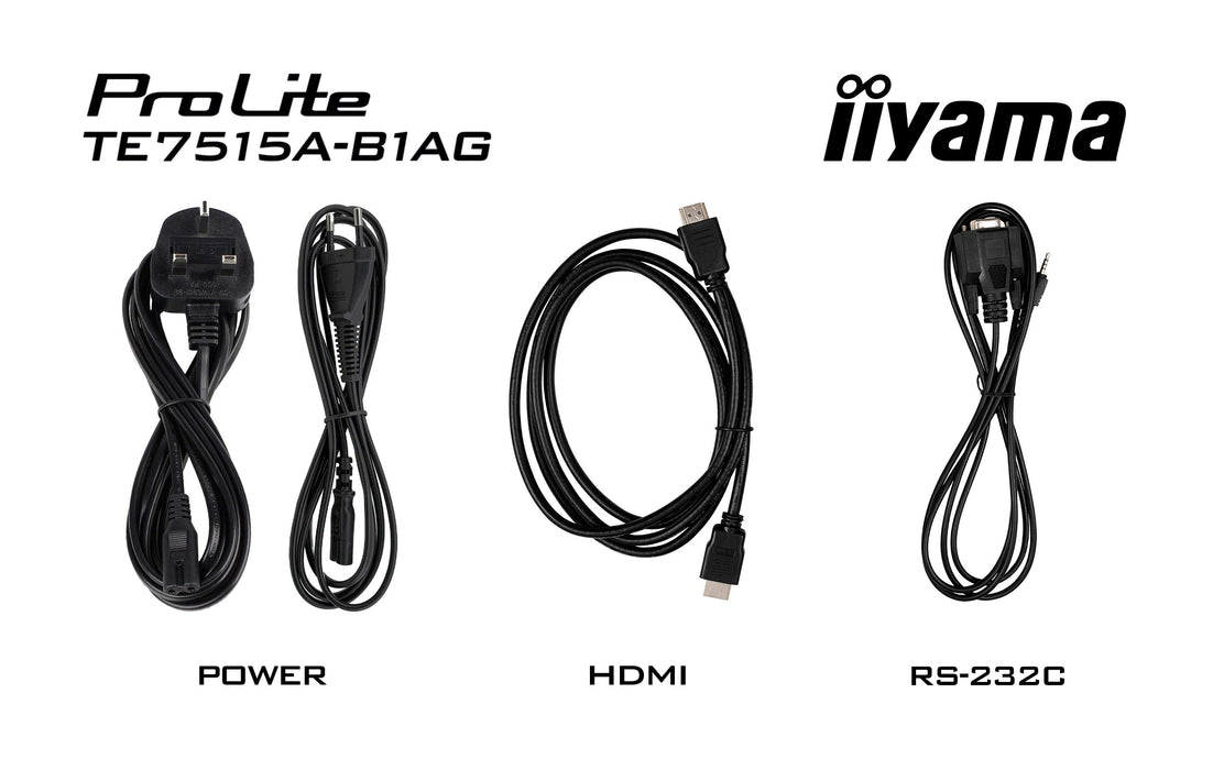 iiyama ProLite TE7515A-B2AG 75" 4K UHD Google EDLA Certified Interactive Display Interactive Touchscreen Display iiyama