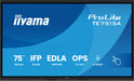 iiyama ProLite TE7515A-B2AG 75" 4K UHD Google EDLA Certified Interactive Display Interactive Touchscreen Display iiyama