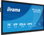 iiyama ProLite TE7515A-B1AG 75" 4K Ultra HD Google EDLA Certified IFP Interactive Display Interactive Touchscreen Display iiyama