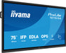 iiyama ProLite TE7515A-B1AG 75" 4K Ultra HD Google EDLA Certified IFP Interactive Display iiyama Interactive Touchscreen Display iiyama