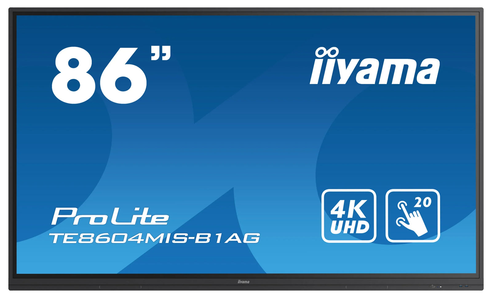 iiyama ProLite TE8604MIS-B1AG 86" 4K UHD LCD Interactive Touchscreen Display Interactive Touchscreen Display iiyama