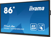 iiyama ProLite TE8612MIS-B2AG 86" Interactive 4K UHD Touchscreen Interactive Display Interactive Touchscreen Display iiyama