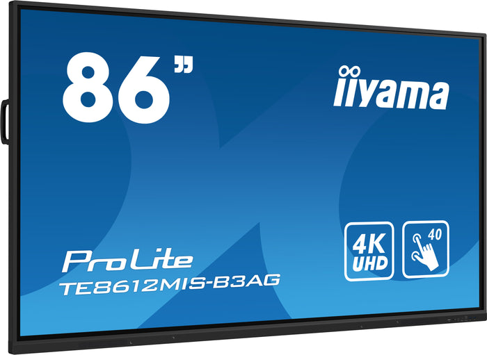 iiyama ProLite TE8612MIS-B3AG 86" 4K Ultra HD Interactive Touchscreen Display Interactive Touchscreen Display iiyama